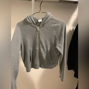 TNA waffle full zip size medium